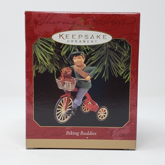 1997 HALLMARK TIMON AND PUMBAA OF THE LION KING DISNEY CHRISTMAS ORNAMENT NIB